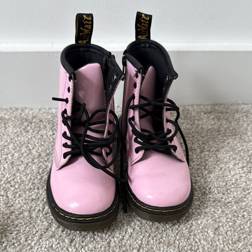 Dr. Martens Light Pink Combat Boots